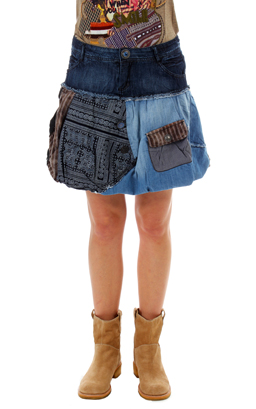 Jupe online boule jean