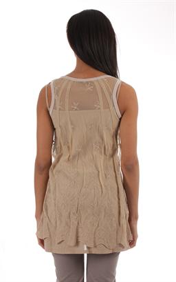 Tunique-chemise Rouge à Capuche - Taille 46/48, Coton/polyester, Neuve Sans étiquette - France