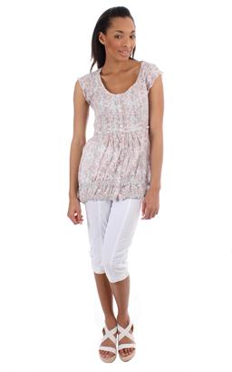Tunique Femme Camaïeu Taille 36 - Rouge Été Légère - Très Bon État